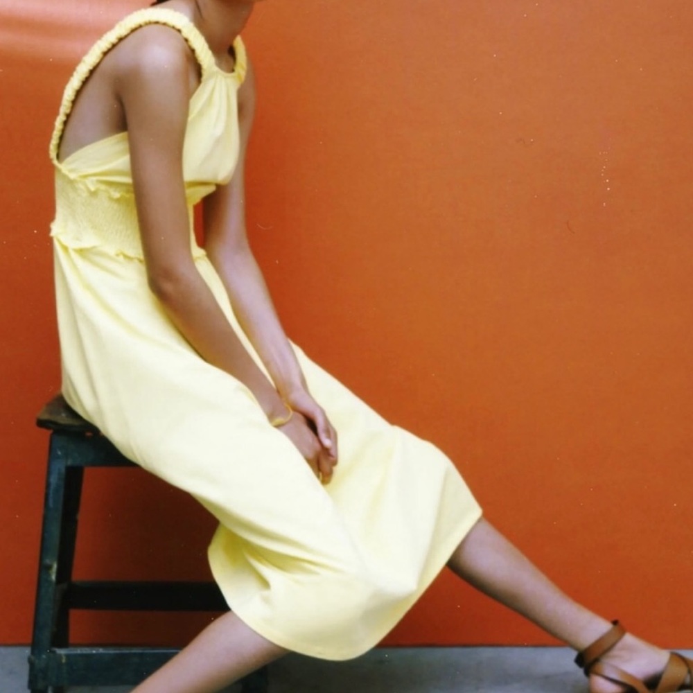 Zara yellow size small dress
